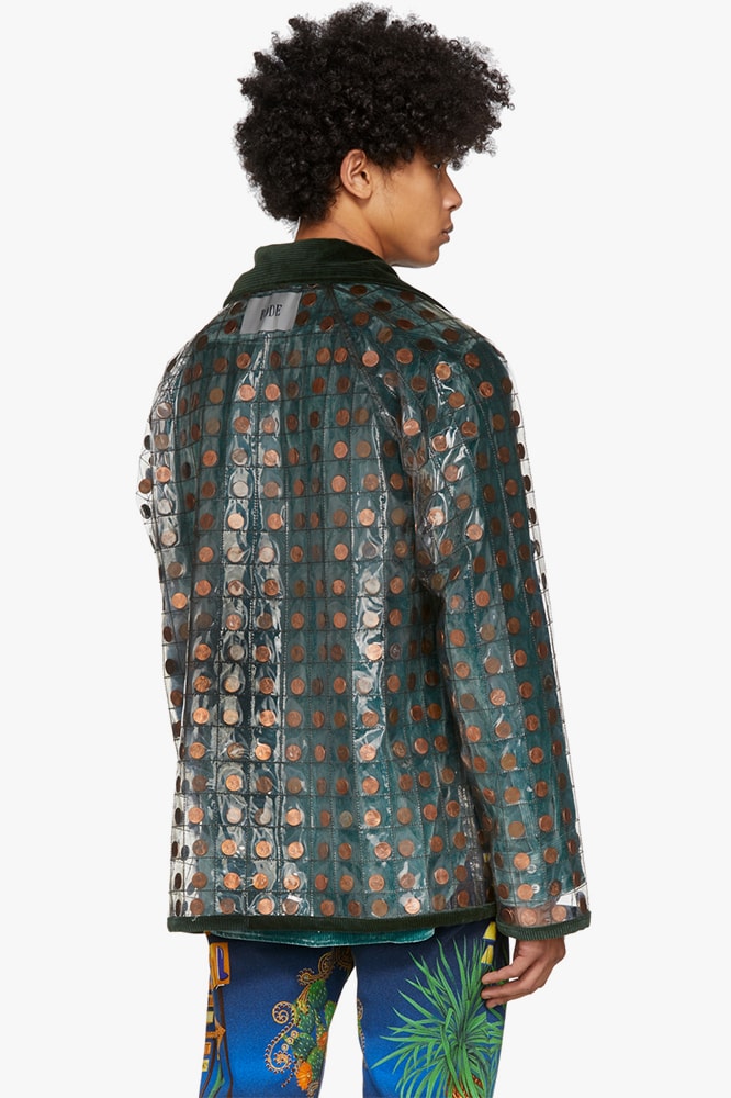Bode Transparent PVC Penny Workwear Jacket Release Pockets workwear Penny copper contemporary fashion 