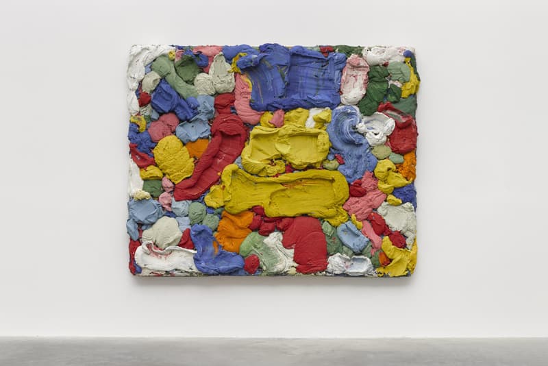 Bram Bogart Solo Exhibition White Cube London Mason's Yard Paintings Paint Sculpture