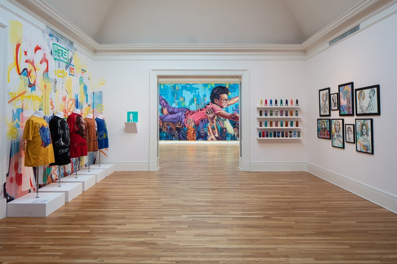 Brandan "BMike" Odums Exhibition Newcomb Art Museum "NOT Supposed 2-Be Here" Paintings Installations Sculpture 