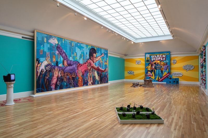 Brandan "BMike" Odums Exhibition Newcomb Art Museum "NOT Supposed 2-Be Here" Paintings Installations Sculpture 