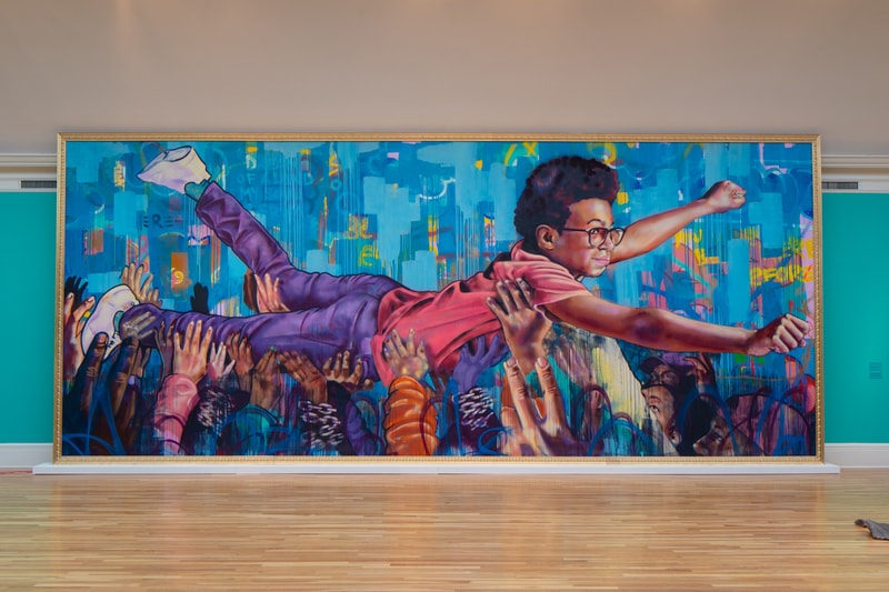 Brandan "BMike" Odums Exhibition Newcomb Art Museum "NOT Supposed 2-Be Here" Paintings Installations Sculpture 