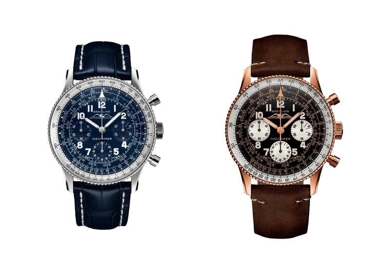 breitling 1959 re edition navitimer watches accessories vintage classic manual hand wind movement platinum 18k red gold