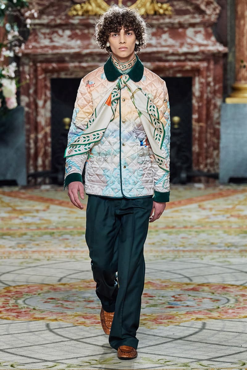 casablanca fall winter 2020 fw20 mens runway show collection paris fashion week creative director charaf tajer idealism theme