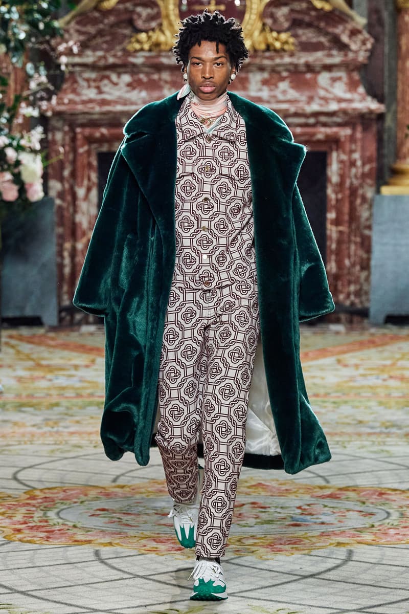 casablanca fall winter 2020 fw20 mens runway show collection paris fashion week creative director charaf tajer idealism theme
