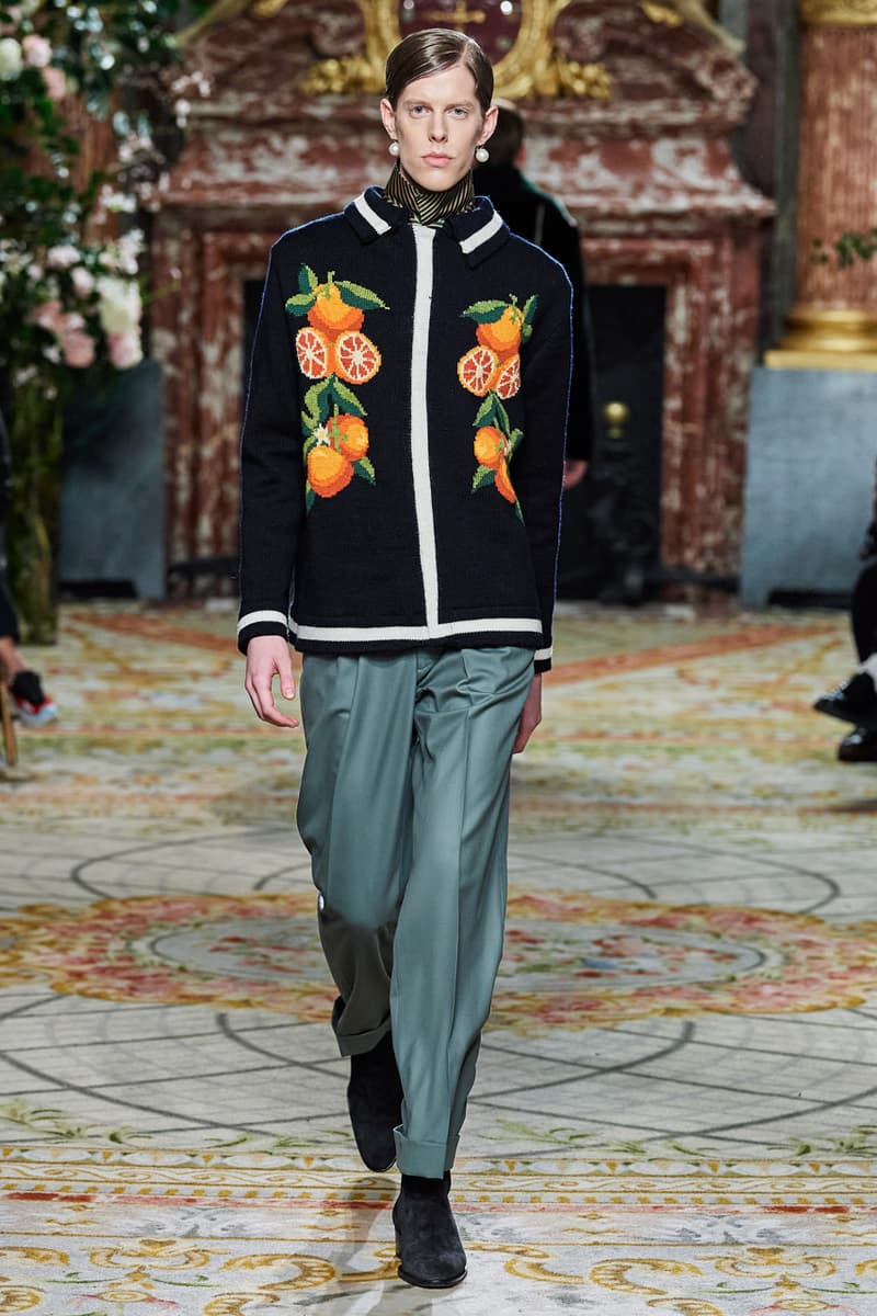 casablanca fall winter 2020 fw20 mens runway show collection paris fashion week creative director charaf tajer idealism theme