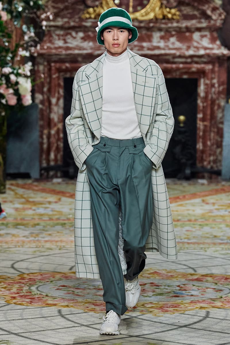 casablanca fall winter 2020 fw20 mens runway show collection paris fashion week creative director charaf tajer idealism theme