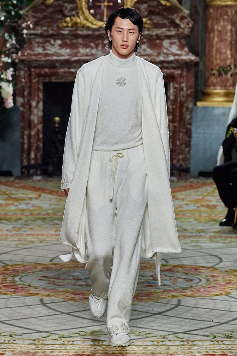 casablanca fall winter 2020 fw20 mens runway show collection paris fashion week creative director charaf tajer idealism theme