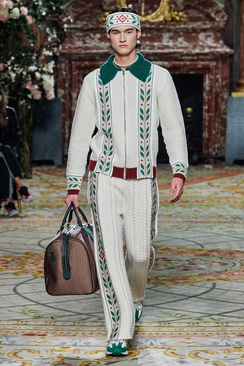 casablanca fall winter 2020 fw20 mens runway show collection paris fashion week creative director charaf tajer idealism theme