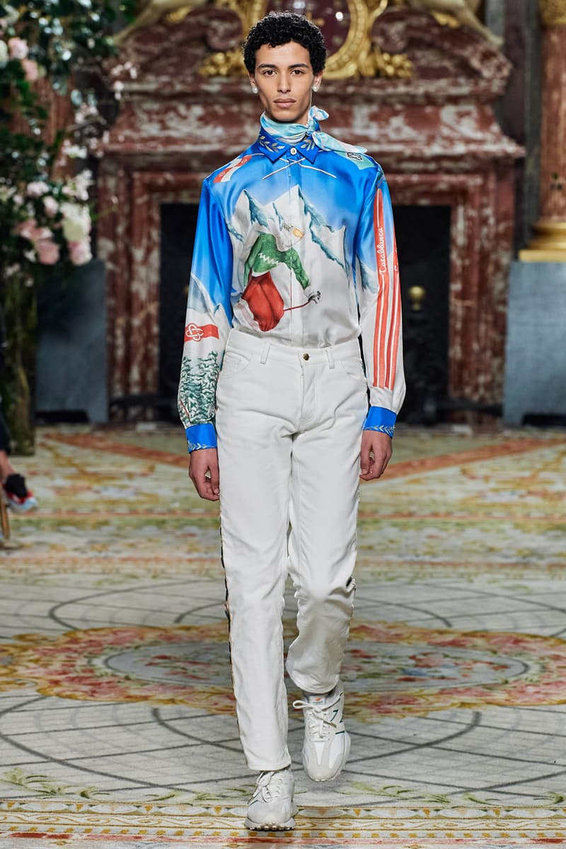 casablanca fall winter 2020 fw20 mens runway show collection paris fashion week creative director charaf tajer idealism theme