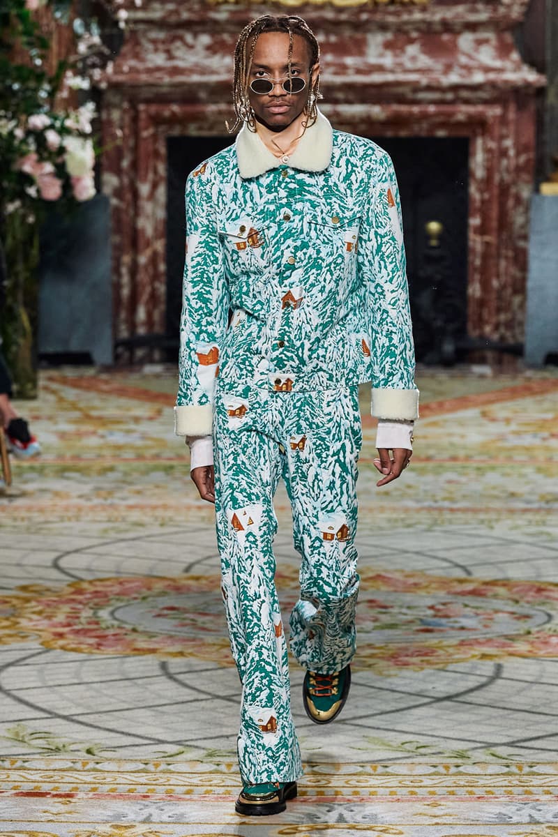 casablanca fall winter 2020 fw20 mens runway show collection paris fashion week creative director charaf tajer idealism theme