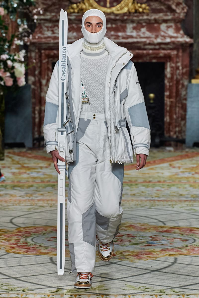 casablanca fall winter 2020 fw20 mens runway show collection paris fashion week creative director charaf tajer idealism theme