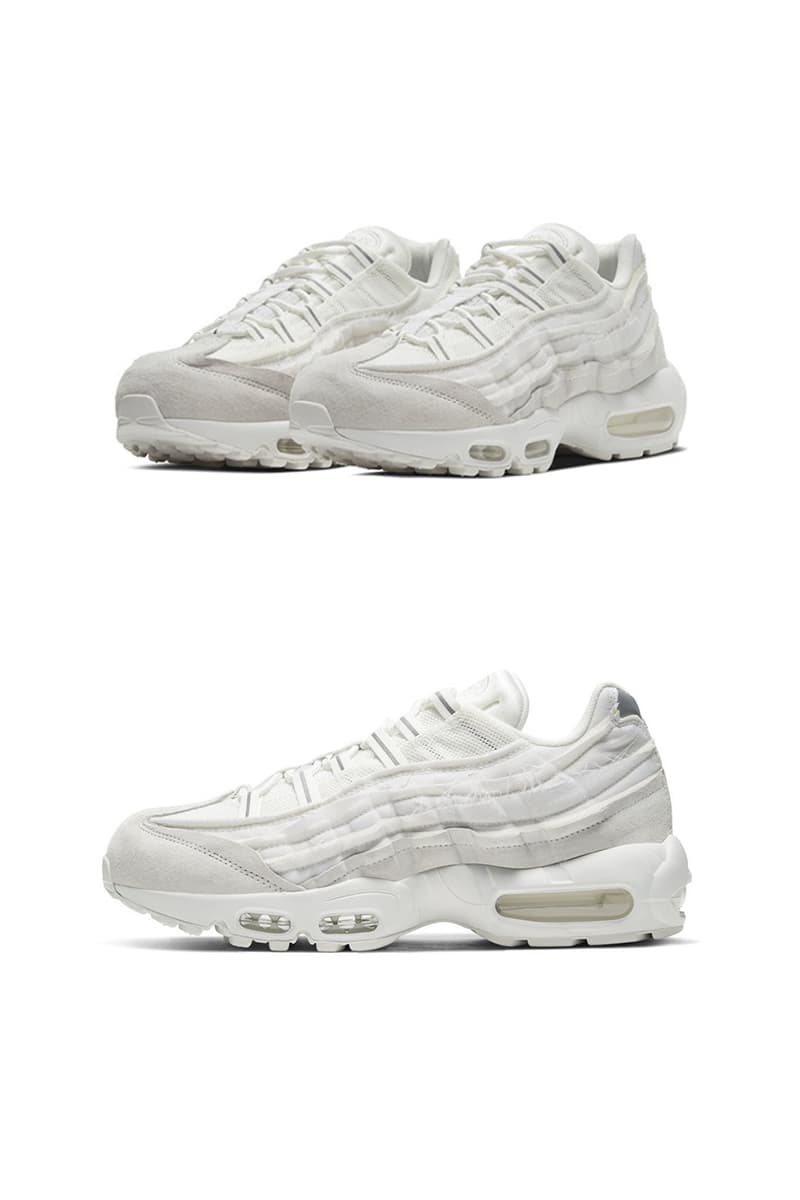 Cdg Homme Plus X Nike Air Max 95 Closer Look Hypebeast
