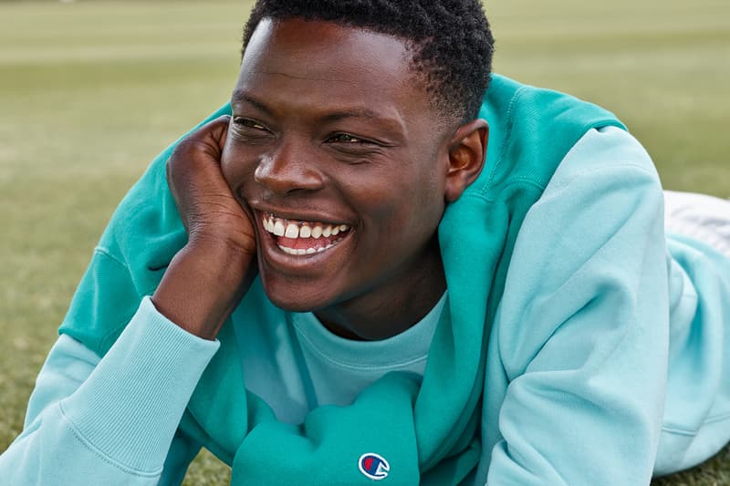 Champion Reverse Weave Premium Spring/Summer 2020 Lookbook SS20 Collection Sporting Heritage Classic Sweats Collegiate Basketball Tracksuits Fleece Swimwear Menswear Womenswear