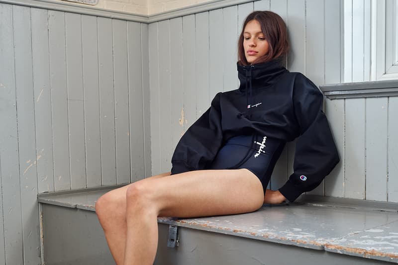 Champion Reverse Weave Premium Spring/Summer 2020 Lookbook SS20 Collection Sporting Heritage Classic Sweats Collegiate Basketball Tracksuits Fleece Swimwear Menswear Womenswear