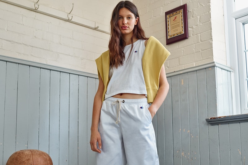 Champion Reverse Weave Premium Spring/Summer 2020 Lookbook SS20 Collection Sporting Heritage Classic Sweats Collegiate Basketball Tracksuits Fleece Swimwear Menswear Womenswear 