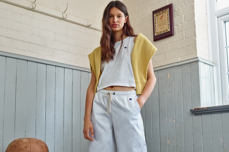 Champion Reverse Weave Premium Spring/Summer 2020 Lookbook SS20 Collection Sporting Heritage Classic Sweats Collegiate Basketball Tracksuits Fleece Swimwear Menswear Womenswear