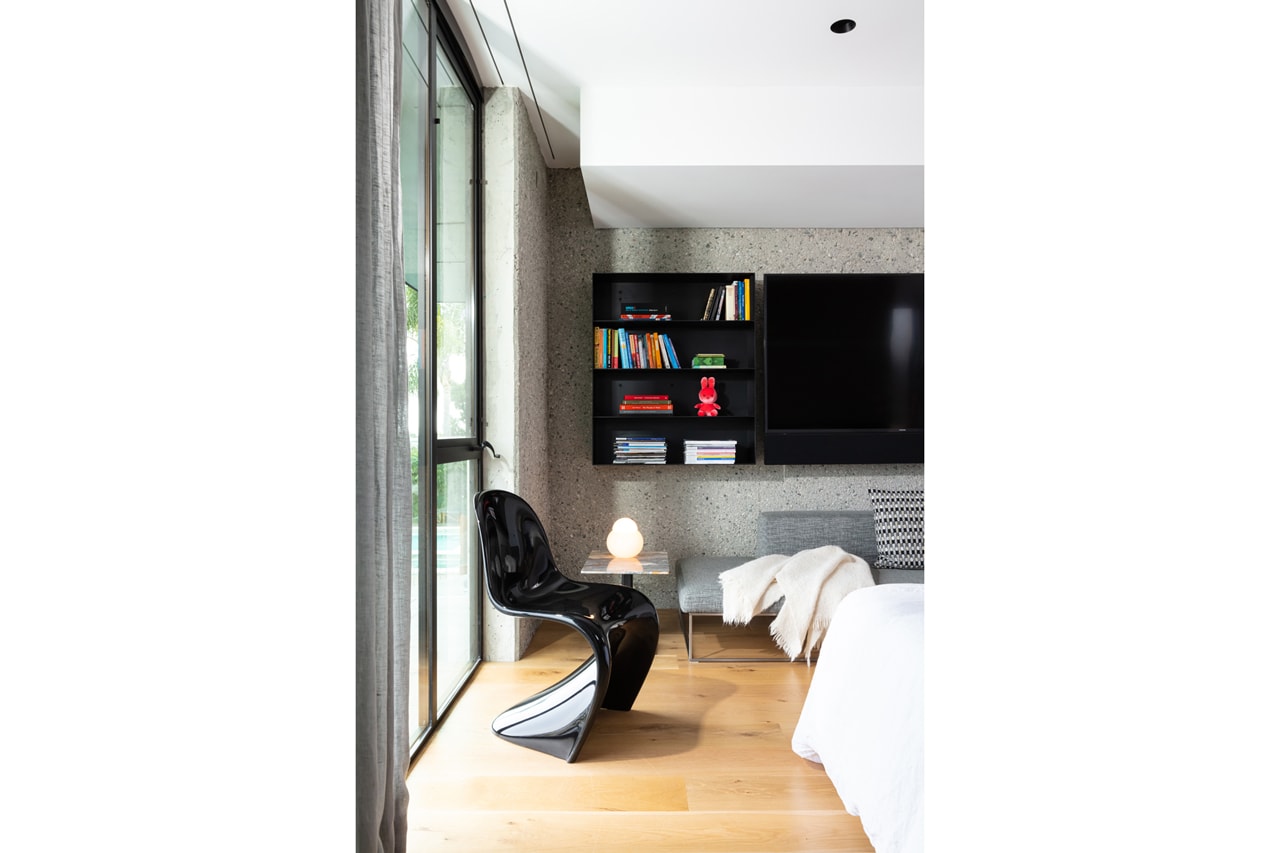Clive Wilkinson Architects Self-Designed Los Angeles Home Wood Black Zinc Concrete Stilts Douglas Fir Spaceship 