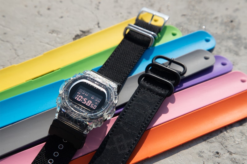 CLOT Casio G-SHOCK DW-5750 Release Info Date Price Buy Edison Chen Kevin Poon KPee Straps Yellow Green Blue Grey Purple Pink Red Black Silk Royale