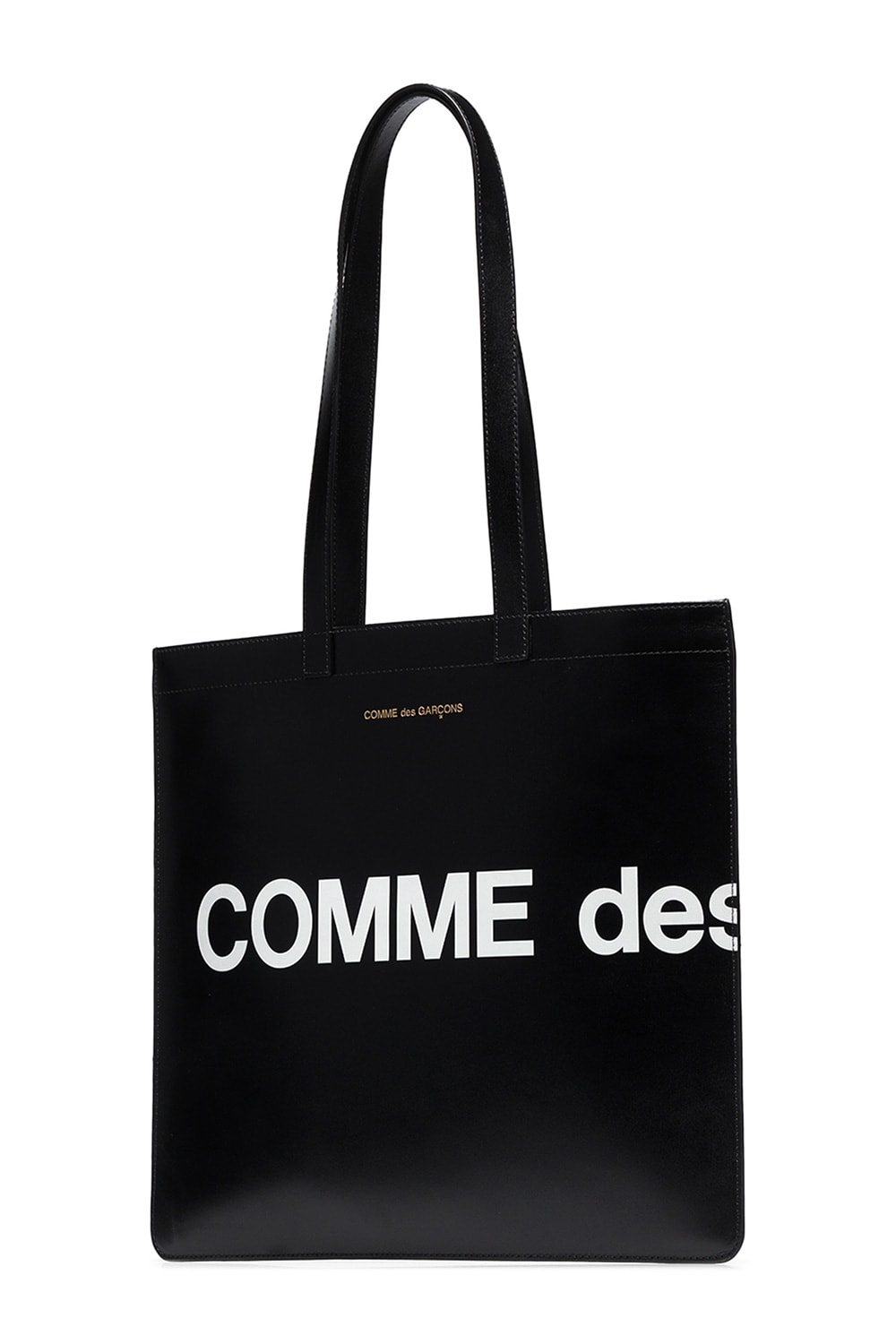 COMME des GARÇONS Red & Black Logo Tote Bags Release info drop date price wallet logo 