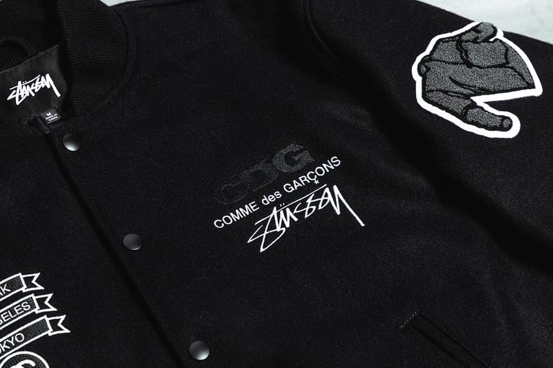 stussy x cdg jacket