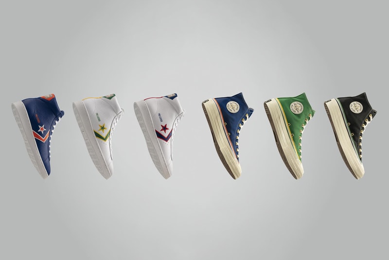 Converse Breaking Down Barriers NBA Collection basketball Chuck Cooper Earl Lloyd  Nat Clifton black history month celtics pistons knicks bhm