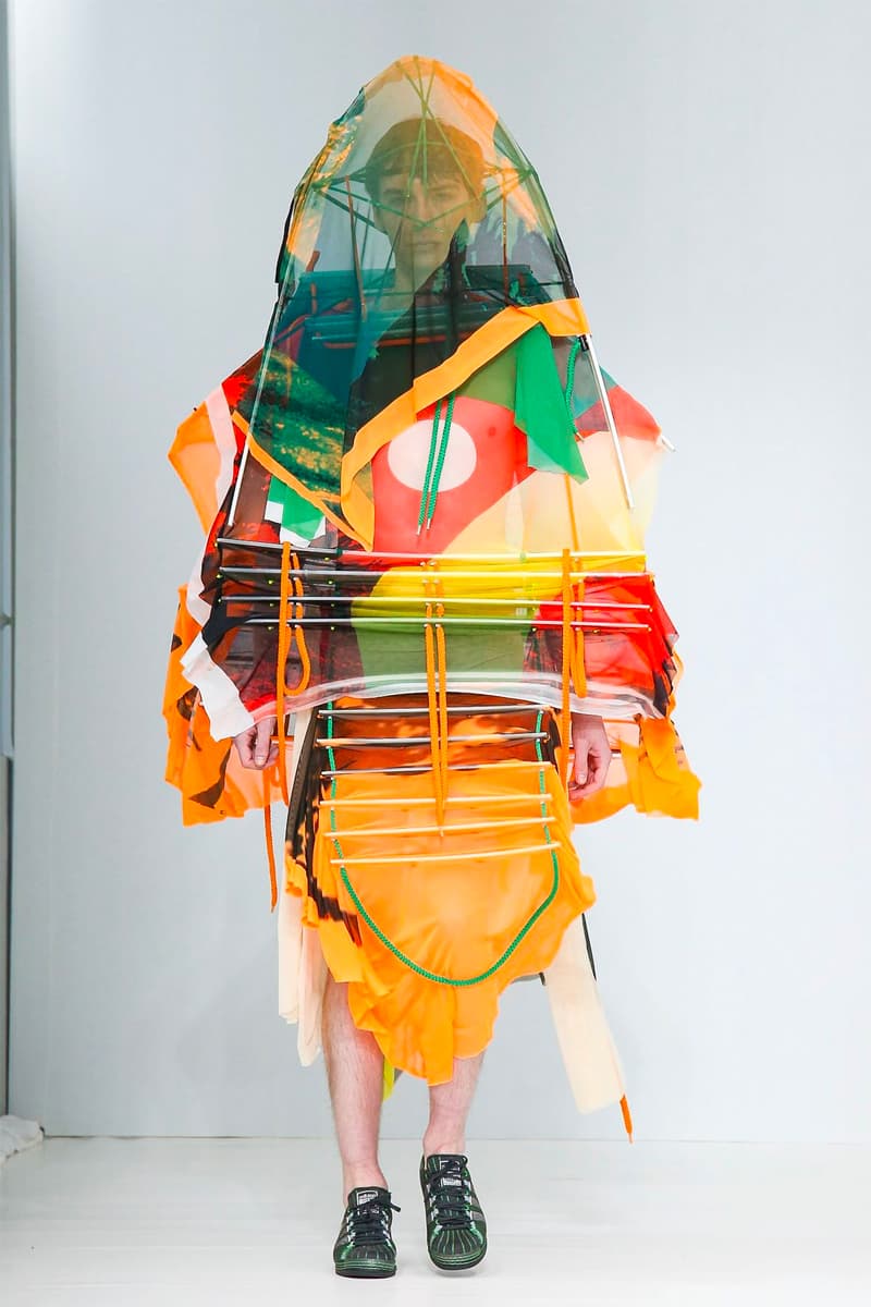 Craig Green FW20 Collection Paris Fashion Week show runway menswear workwear BFC British Menswear Designer conceptual experimental avant garde aw20 fall winter autumn sculpture utilitarian