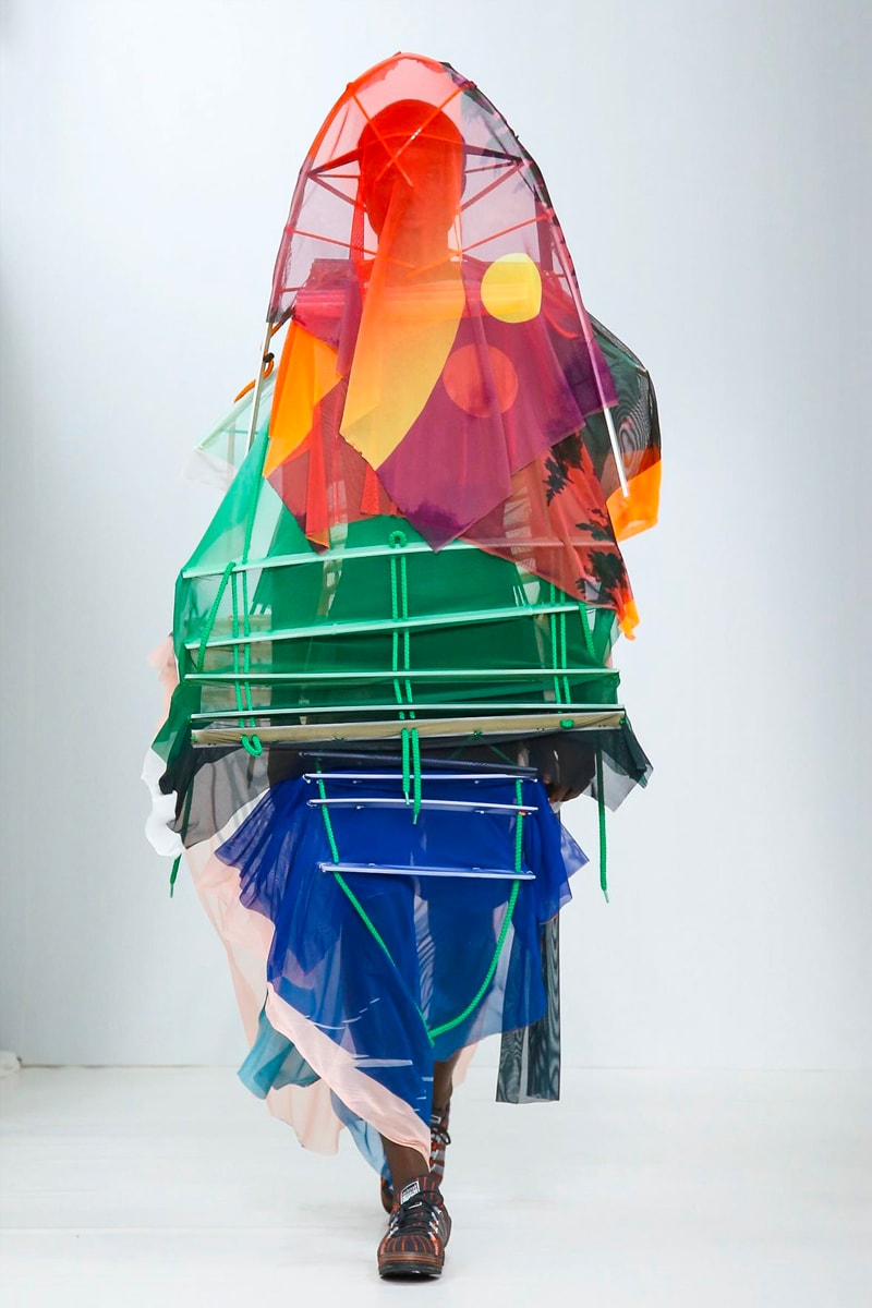 Craig Green FW20 Collection Paris Fashion Week show runway menswear workwear  BFC British Menswear Designer conceptual experimental avant garde aw20 fall winter autumn sculpture utilitarian