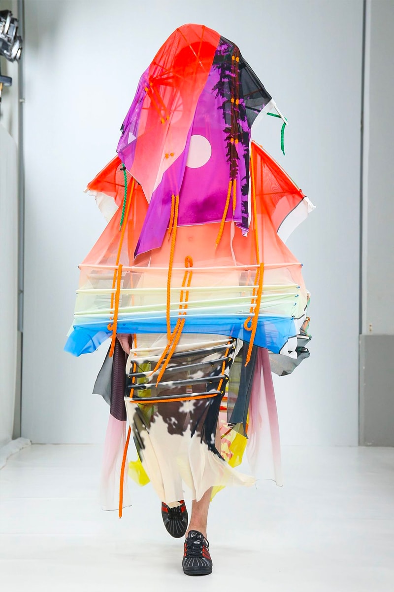 Craig Green FW20 Collection Paris Fashion Week show runway menswear workwear  BFC British Menswear Designer conceptual experimental avant garde aw20 fall winter autumn sculpture utilitarian