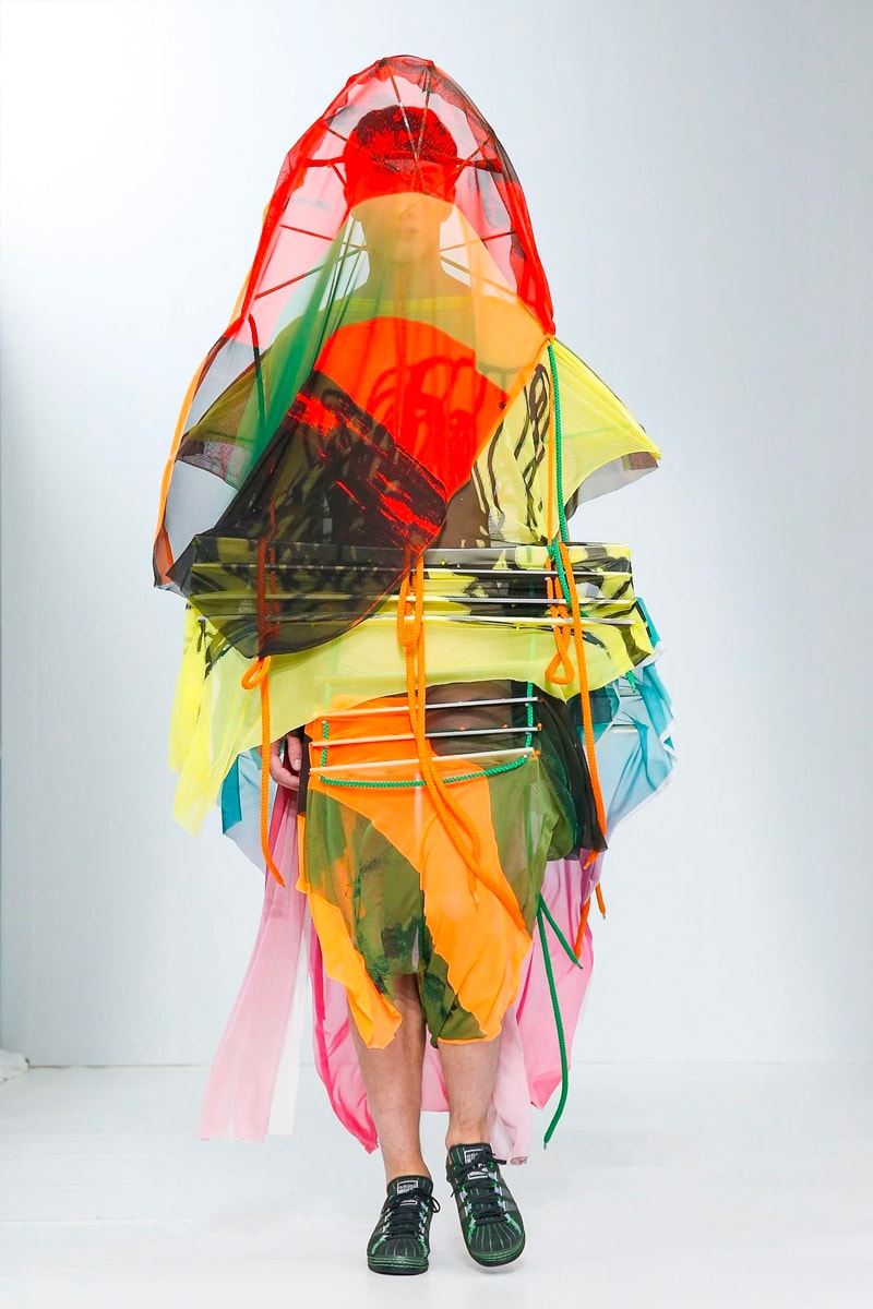 Craig Green FW20 Collection Paris Fashion Week show runway menswear workwear  BFC British Menswear Designer conceptual experimental avant garde aw20 fall winter autumn sculpture utilitarian