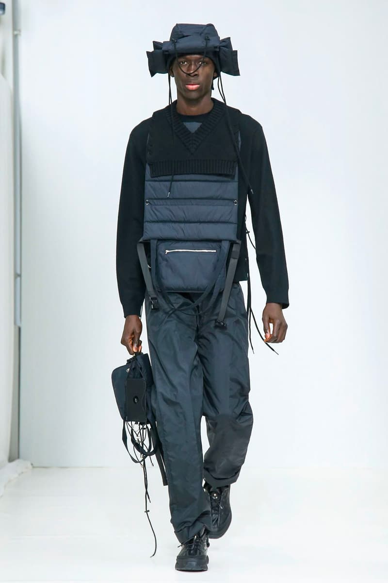 Craig Green FW20 Collection Paris Fashion Week show runway menswear workwear BFC British Menswear Designer conceptual experimental avant garde aw20 fall winter autumn sculpture utilitarian
