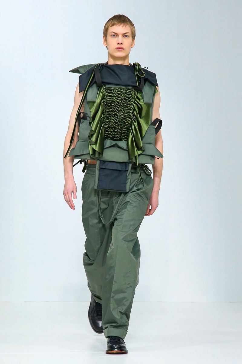 Craig Green FW20 Collection Paris Fashion Week show runway menswear workwear  BFC British Menswear Designer conceptual experimental avant garde aw20 fall winter autumn sculpture utilitarian