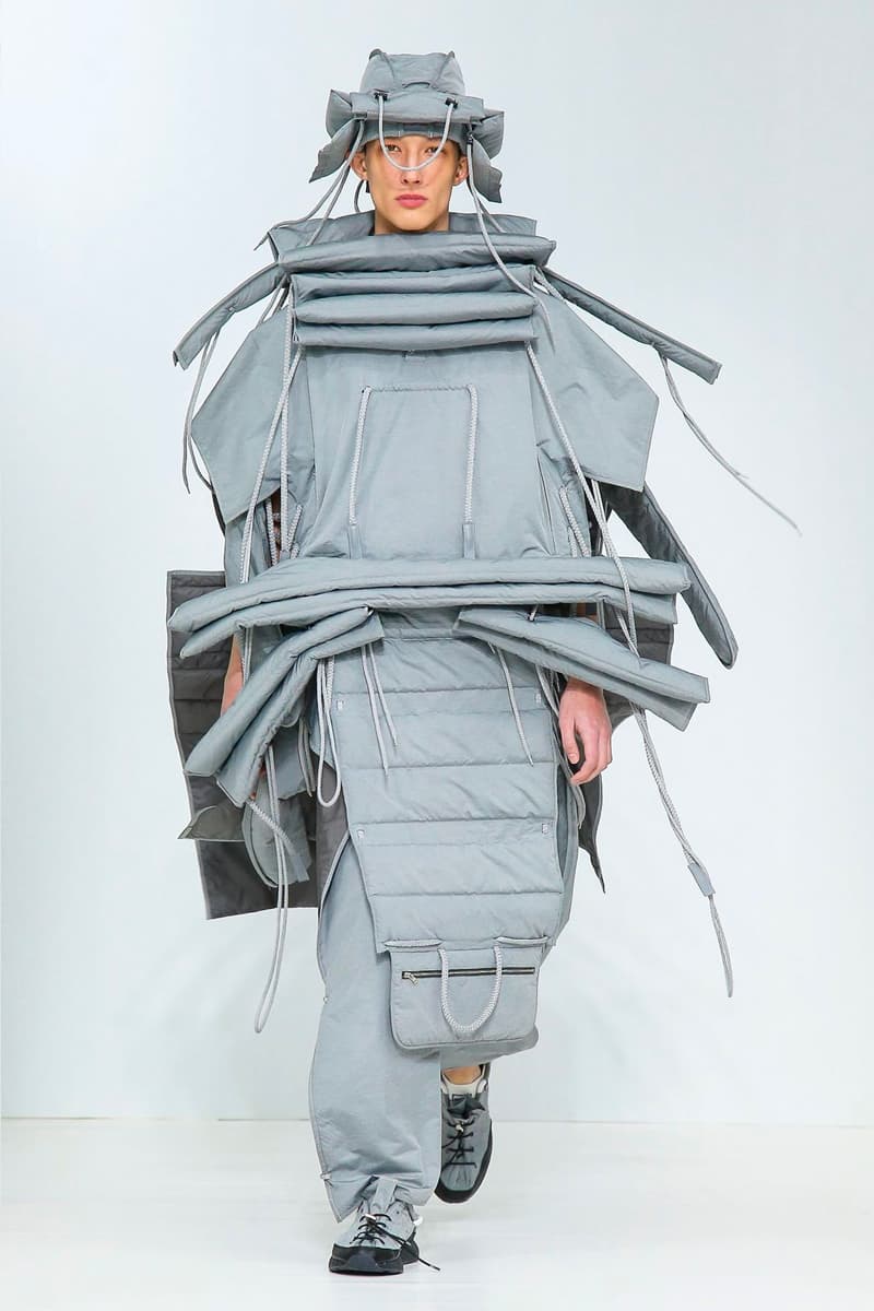 Craig Green FW20 Collection Paris Fashion Week show runway menswear workwear BFC British Menswear Designer conceptual experimental avant garde aw20 fall winter autumn sculpture utilitarian