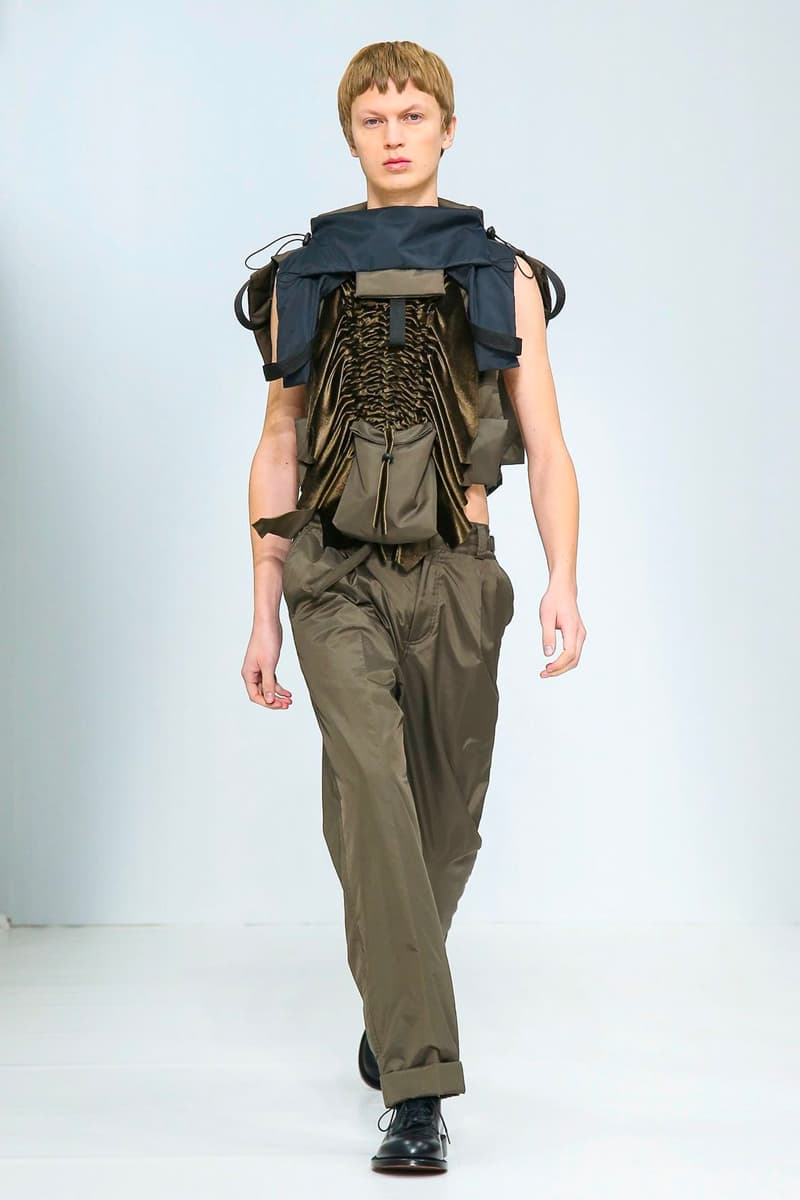 Craig Green FW20 Collection Paris Fashion Week show runway menswear workwear BFC British Menswear Designer conceptual experimental avant garde aw20 fall winter autumn sculpture utilitarian