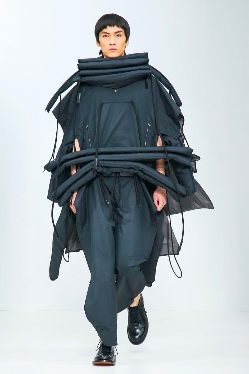 Craig Green FW20 Collection Paris Fashion Week show runway menswear workwear BFC British Menswear Designer conceptual experimental avant garde aw20 fall winter autumn sculpture utilitarian