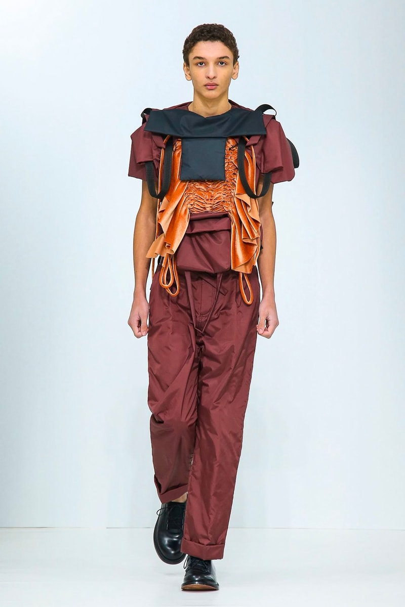Craig Green FW20 Collection Paris Fashion Week show runway menswear workwear  BFC British Menswear Designer conceptual experimental avant garde aw20 fall winter autumn sculpture utilitarian