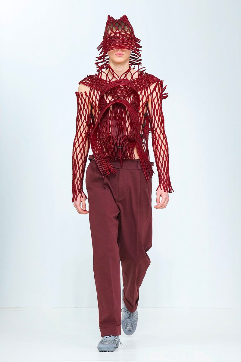 Craig Green FW20 Collection Paris Fashion Week show runway menswear workwear  BFC British Menswear Designer conceptual experimental avant garde aw20 fall winter autumn sculpture utilitarian
