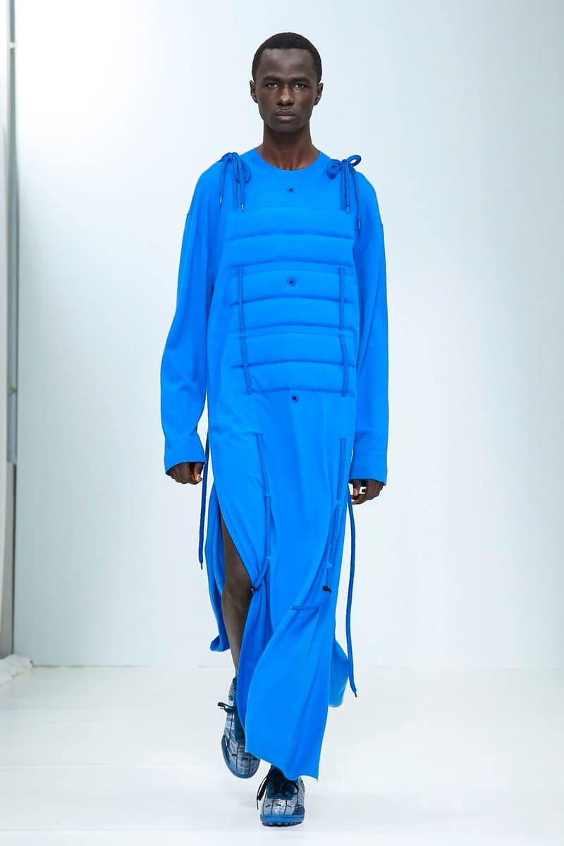 Craig Green FW20 Collection Paris Fashion Week show runway menswear workwear BFC British Menswear Designer conceptual experimental avant garde aw20 fall winter autumn sculpture utilitarian