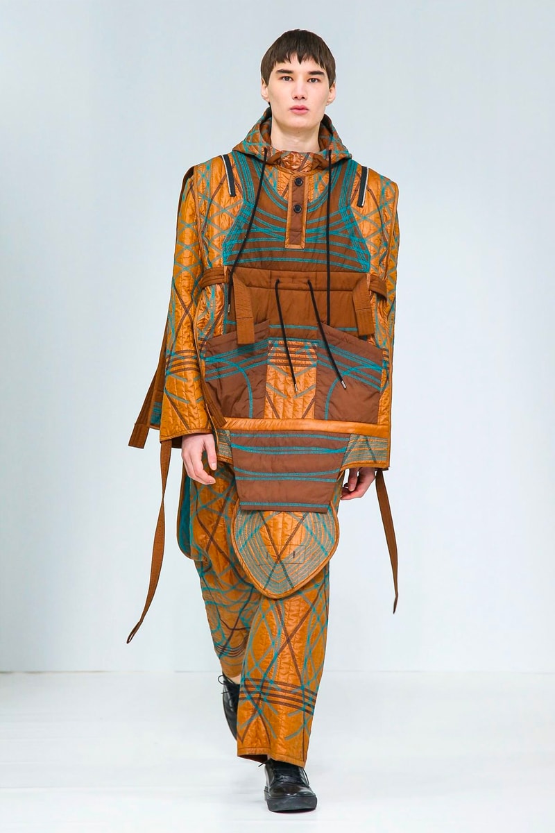 Craig Green FW20 Collection Paris Fashion Week show runway menswear workwear  BFC British Menswear Designer conceptual experimental avant garde aw20 fall winter autumn sculpture utilitarian