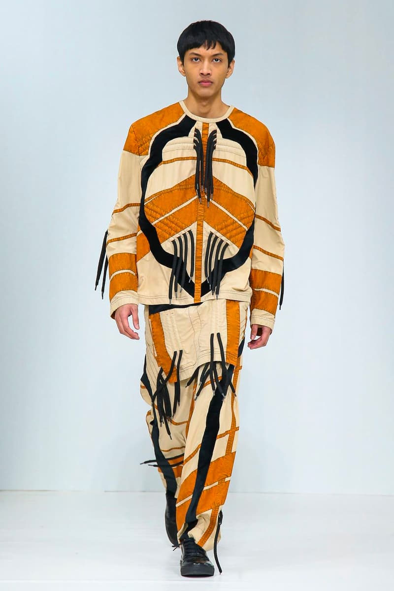 Craig Green FW20 Collection Paris Fashion Week show runway menswear workwear BFC British Menswear Designer conceptual experimental avant garde aw20 fall winter autumn sculpture utilitarian