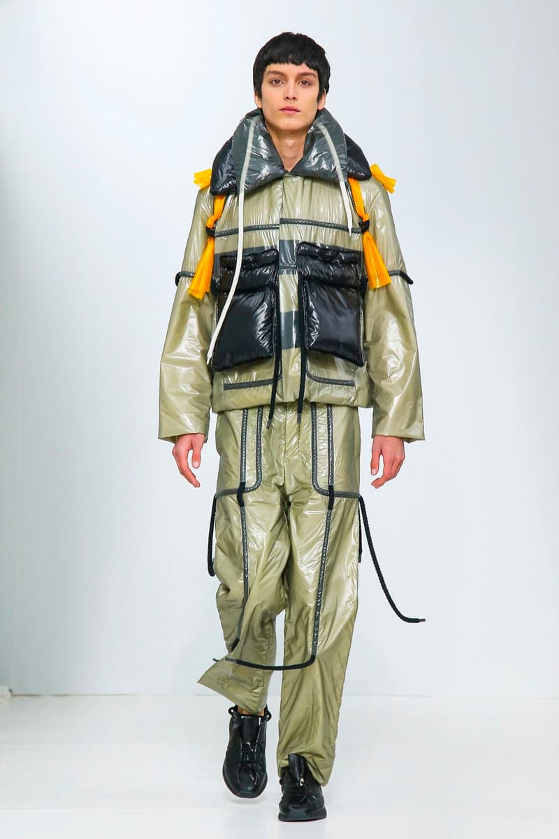 Craig Green FW20 Collection Paris Fashion Week show runway menswear workwear BFC British Menswear Designer conceptual experimental avant garde aw20 fall winter autumn sculpture utilitarian