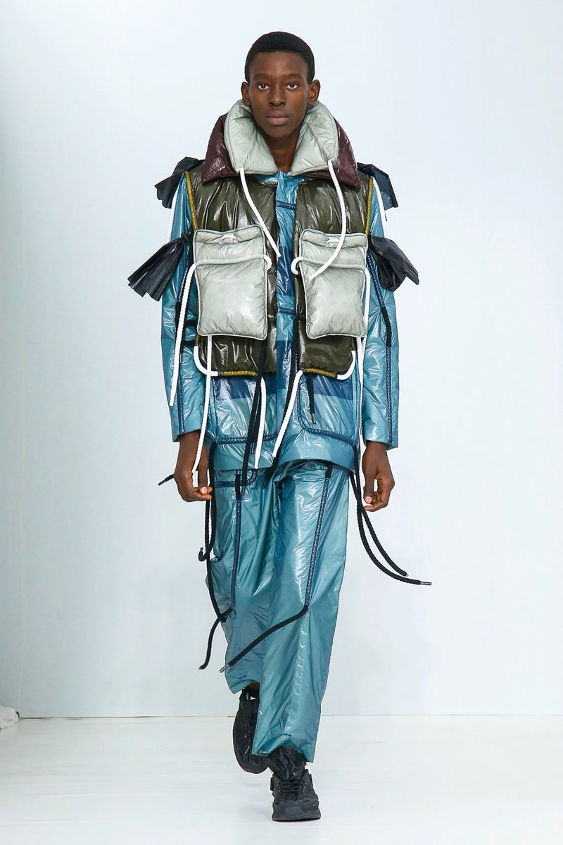 Craig Green FW20 Collection Paris Fashion Week show runway menswear workwear  BFC British Menswear Designer conceptual experimental avant garde aw20 fall winter autumn sculpture utilitarian