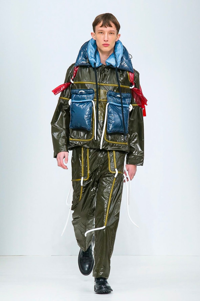 Craig Green FW20 Collection Paris Fashion Week show runway menswear workwear  BFC British Menswear Designer conceptual experimental avant garde aw20 fall winter autumn sculpture utilitarian
