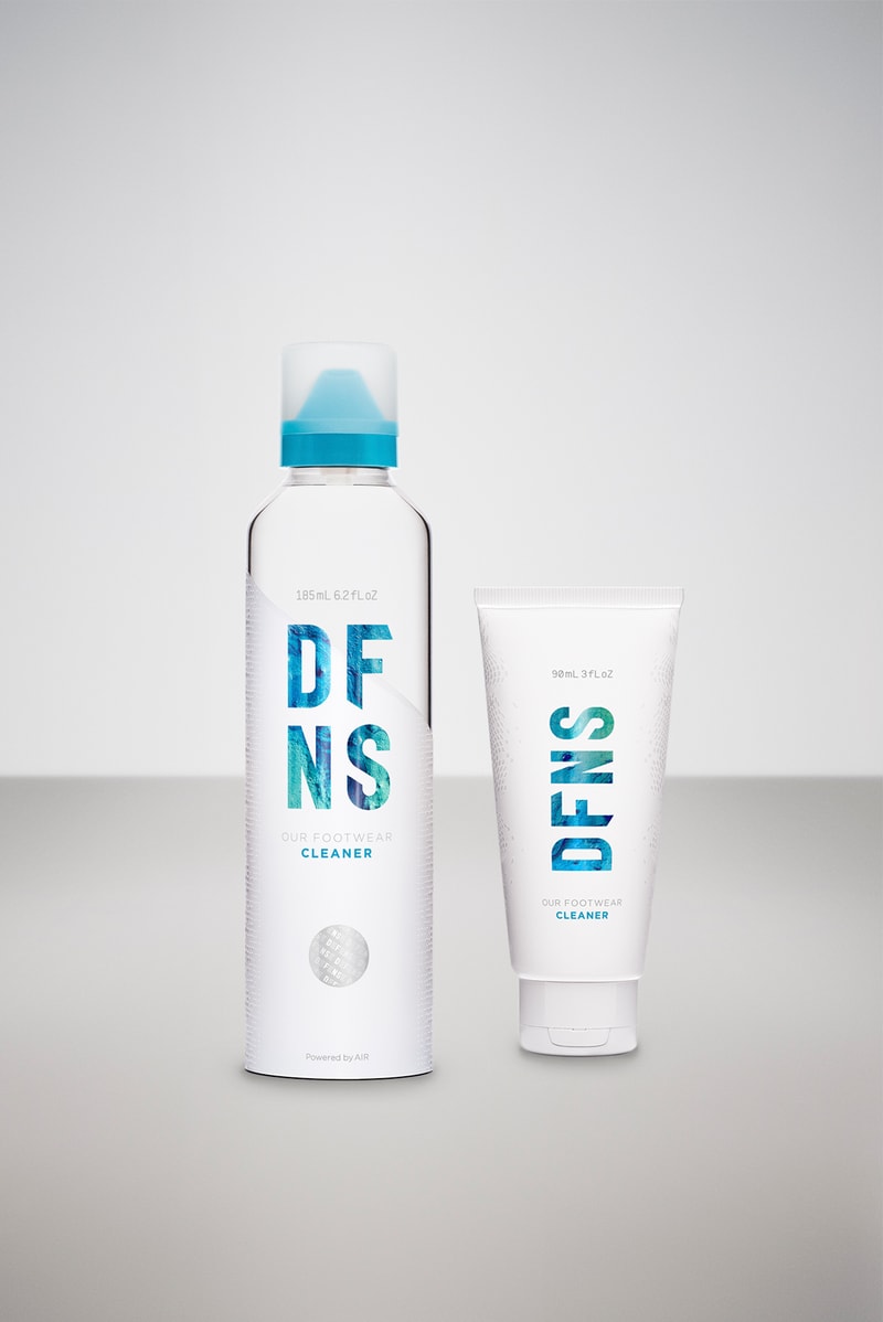 DFNS Nigel Sylvester Travel Care Essentials Collection DFNS Cleaner Kit DFNS  Apparel Lauder DFNS Footwear Protector DFNS Denim Launder DFNS Footwear Refresher and the DFNS Footwear Cleaner