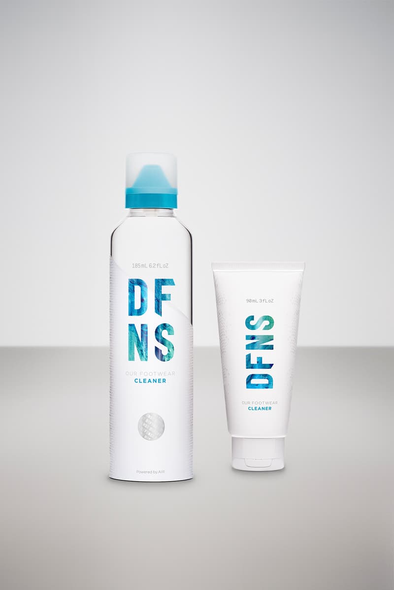 DFNS Nigel Sylvester Travel Care Essentials Collection DFNS Cleaner Kit DFNS Apparel Lauder DFNS Footwear Protector DFNS Denim Launder DFNS Footwear Refresher and the DFNS Footwear Cleaner