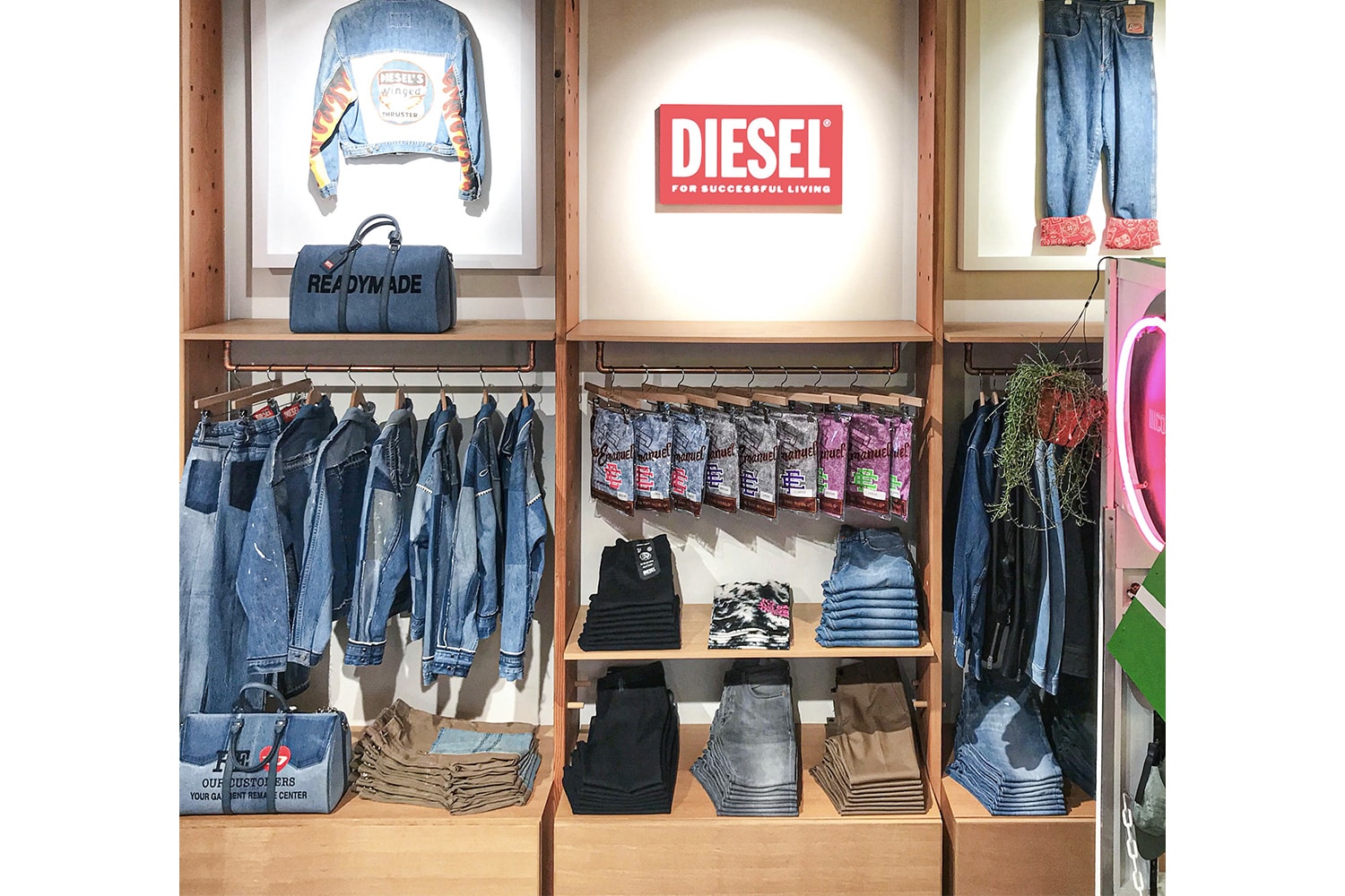Diesel Announces Partnership With Fred Segal red tag collaboration READYMADE A-Cold-wall* samuel ross yuta hosokawa eric emanuel purchase info details  
