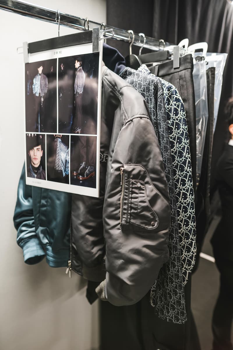 Dior Fall/Winter 2020 Men's Collection Closer Look showroom re see back stage fw20 paris fashion week pfw