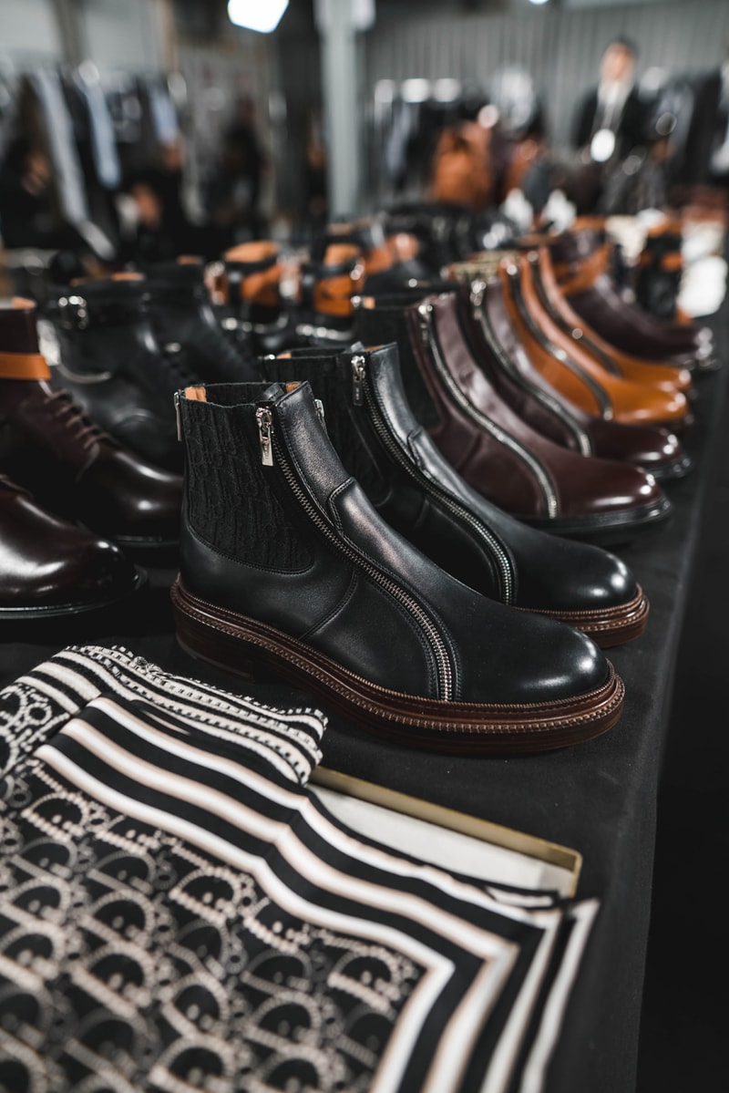 Dior Fall/Winter 2020 Men's Collection Closer Look showroom re see back stage fw20 paris fashion week pfw 