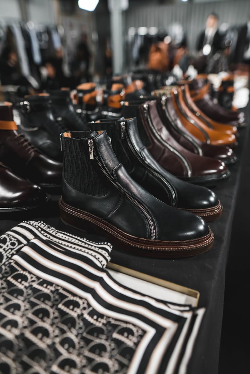 Dior Fall/Winter 2020 Men's Collection Closer Look showroom re see back stage fw20 paris fashion week pfw