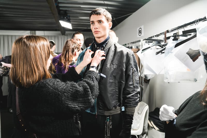 Dior Fall/Winter 2020 Men's Collection Closer Look showroom re see back stage fw20 paris fashion week pfw