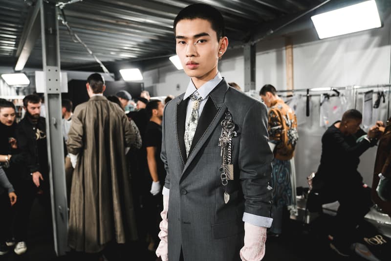 Dior Fall/Winter 2020 Men's Collection Closer Look showroom re see back stage fw20 paris fashion week pfw
